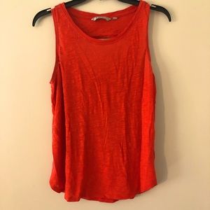 Athleta Red Sleeveless Top with Back Opening Size Medium